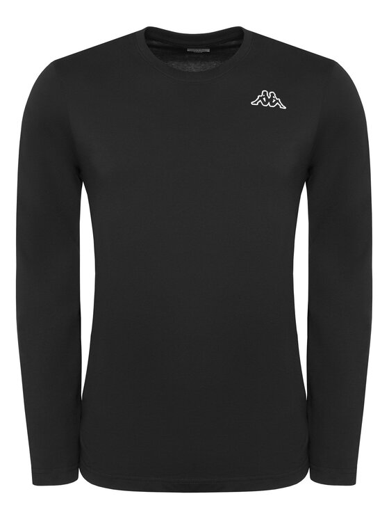 Kappa Kappa Hosszú ujjú felső szett Logo Saro 37216LW Fekete Regular Fit