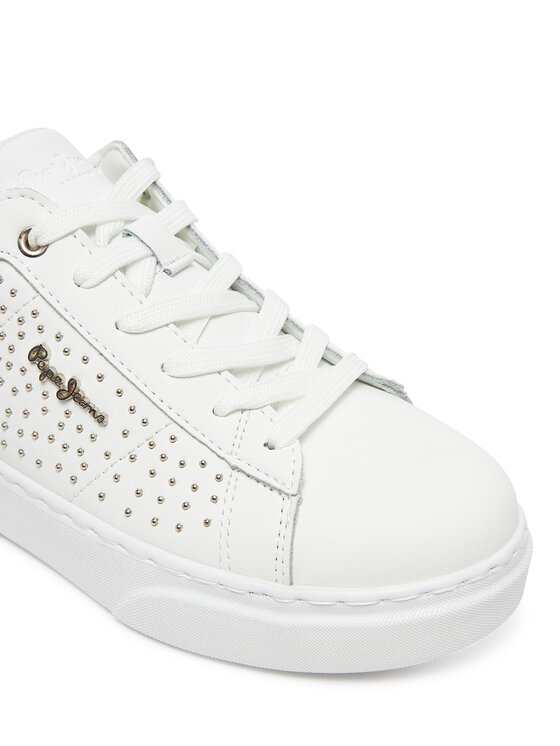 Pepe Jeans Сникърси Pepe Jeans Eaton Gala PLS00039 Бял