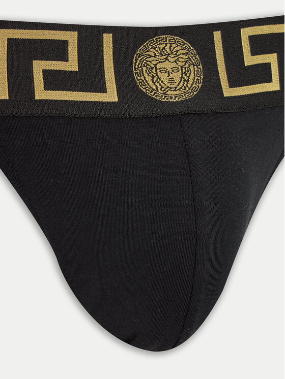Versace Versace Труси Jock Strap AUU01017 1A10011 Чорний