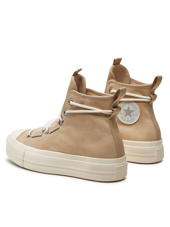 Converse Modne superge Converse Chuck Taylor All Star Lift Platform A06494C Bež