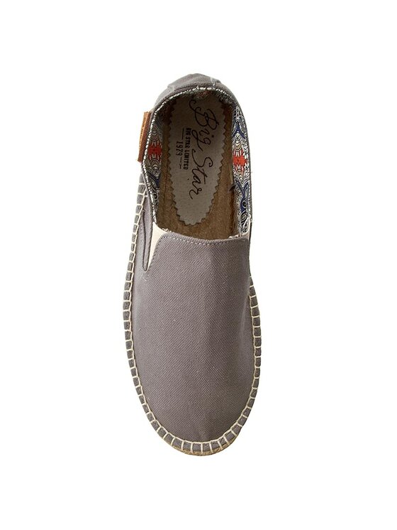 Big Star Shoes Еспадрильї Big Star Shoes W174091 Сірий