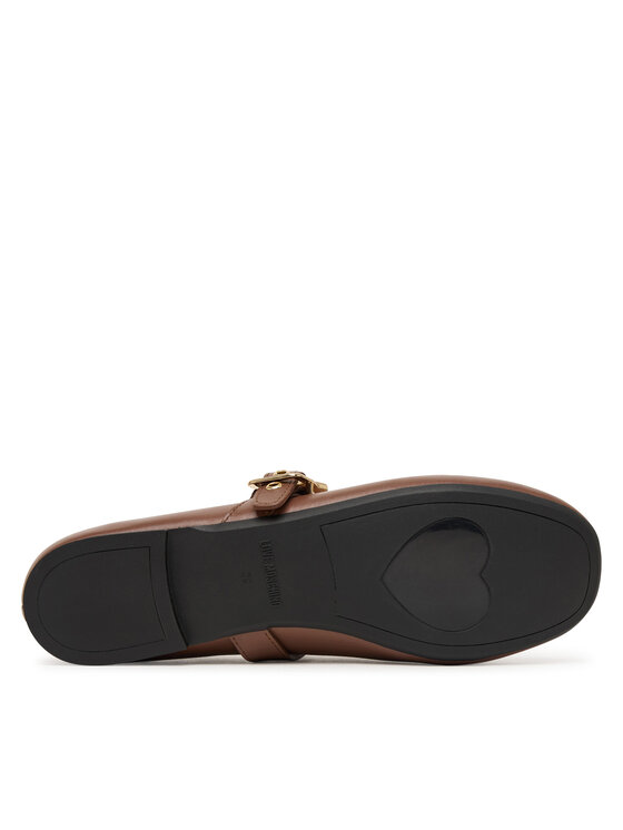 LOVE MOSCHINO Балетки LOVE MOSCHINO JA11091G1PIE0302 Коричневий