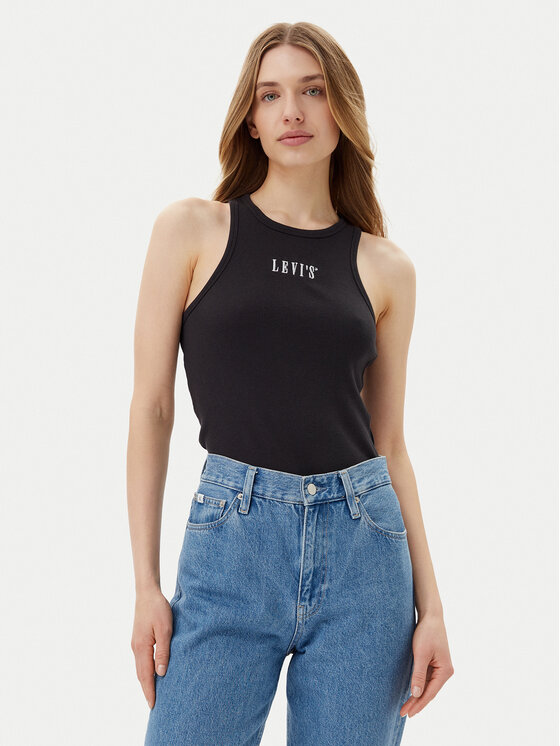 Levi's® Levi's® Marškinėliai Gemini A9415-0005 Juoda Slim Fit