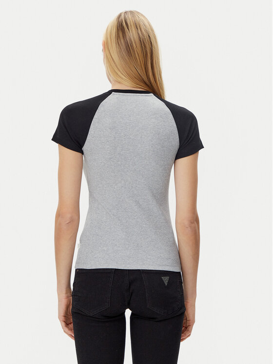 Guess Guess Футболка W5GP61 KA0H1 Сірий Regular Fit