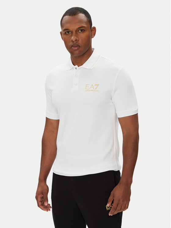 EA7 Emporio Armani EA7 Emporio Armani Polo 7M000300 AF13739 U0002 Bianco Slim Fit