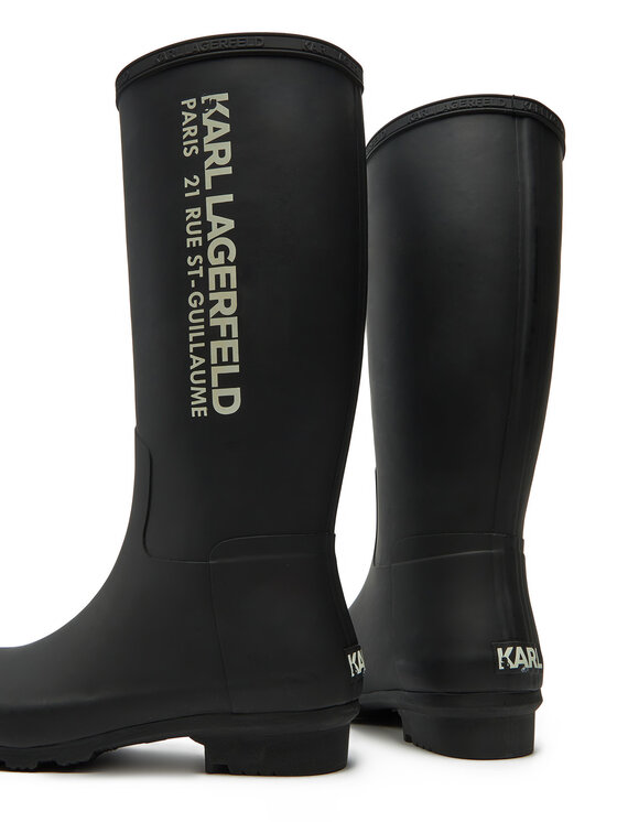 KARL LAGERFELD Гумові чоботи KARL LAGERFELD KL47085 Чорний
