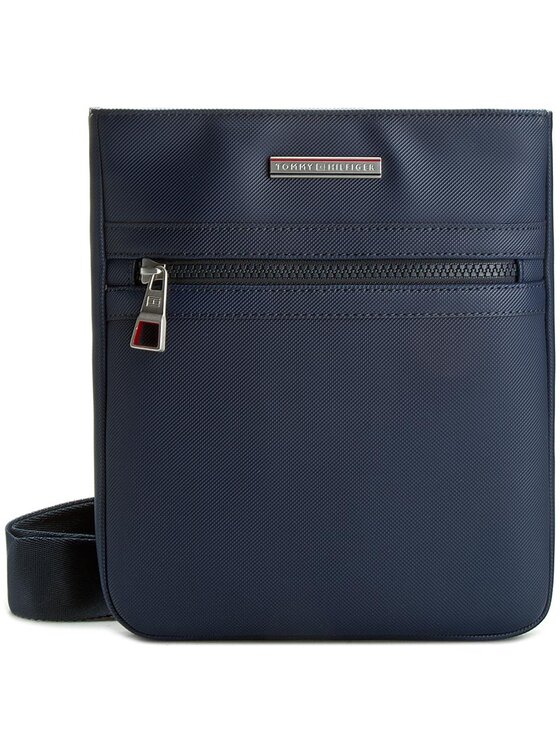 Tommy Hilfiger Brašna Tommy Hilfiger Essential Flat Crossover II AM0AM01724 Tmavomodrá
