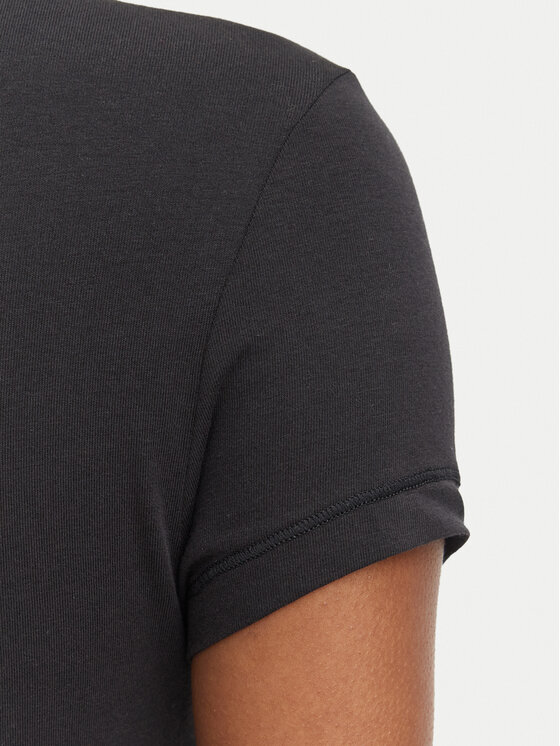 Tommy Hilfiger Tommy Hilfiger Conjunto de camisetas UW0UW06657 Negro Slim Fit