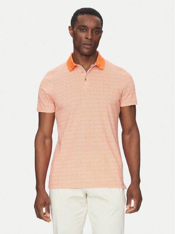 INDICODE INDICODE Polo Mauricus 41-046 Naranja Regular Fit