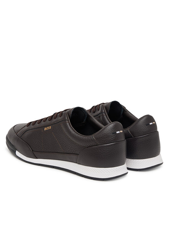 BOSS Sneakersy BOSS Nitan 50574126 Brązowy ciemny