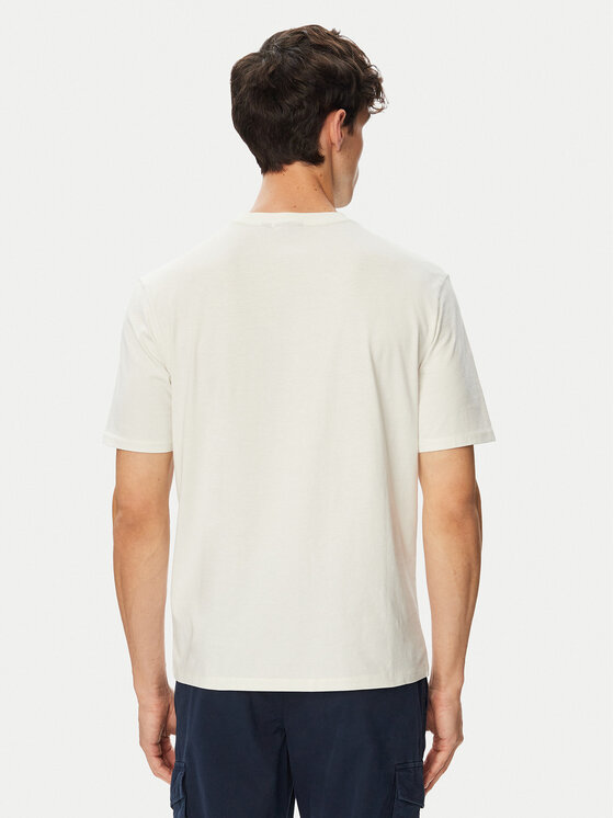 Napapijri Napapijri Camiseta  S-Badge NP0A8949 Blanco Regular Fit