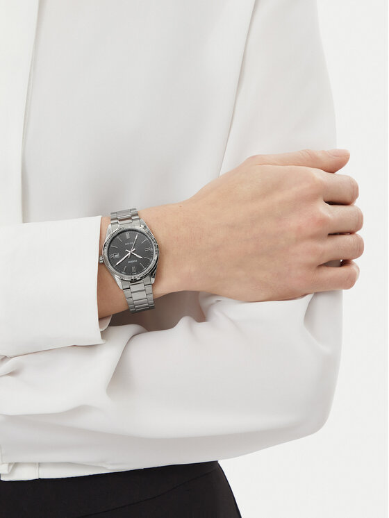 Casio Zegarek Casio UTP-1302PD-1AVEF Srebrny