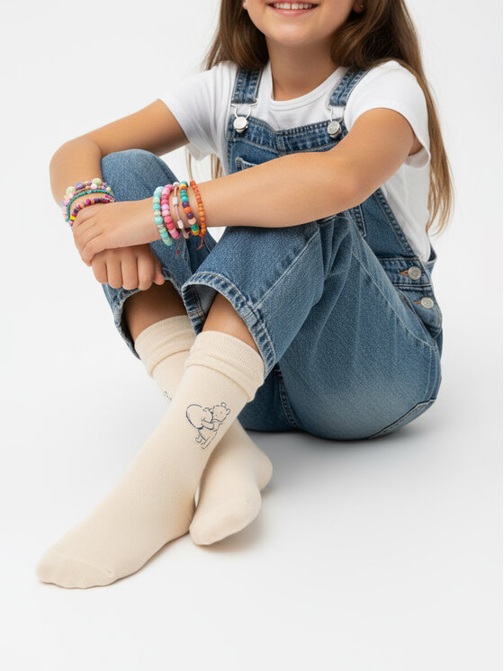 Winnie The Pooh Довгі шкарпетки Winnie The Pooh CEO-ACCCS-AW25-216WTP Бежевий