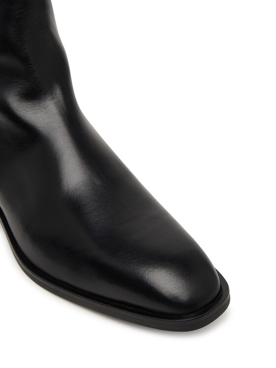 Calvin Klein Stivali Calvin Klein Slim Clean Zip Boot Lth HM0HM02007 Nero