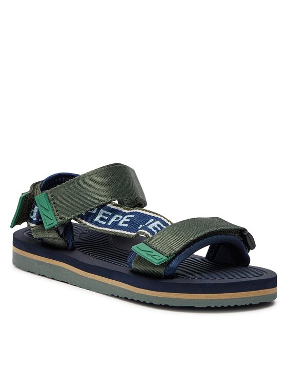 Pepe Jeans Босоніжки Pepe Jeans Pool One B PBS70063 Хакі