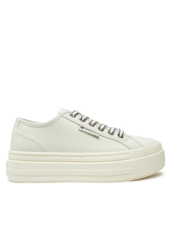 Tommy Jeans Modne superge Tommy Jeans Foxing EN0EN02714 Écru
