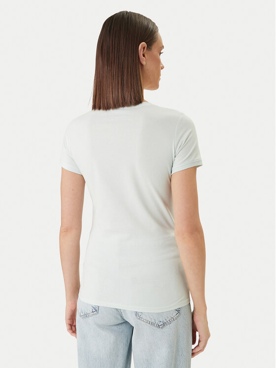 Guess Guess Majica W2YI45 J1314 Zelena Slim Fit