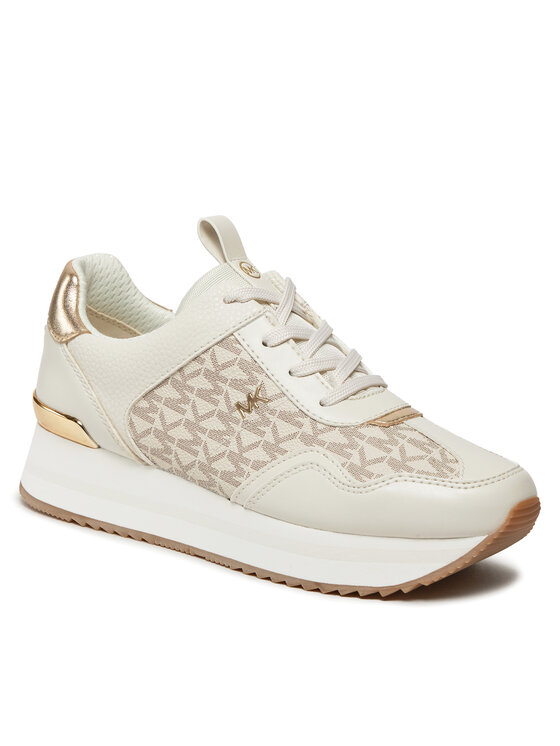 MICHAEL Michael Kors Sneakersy MICHAEL Michael Kors Raina Trainer 43R4RNFSAB Écru