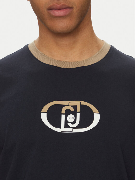 Liu Jo Liu Jo T-shirt QA5275 J4819 Tamnoplava Regular Fit