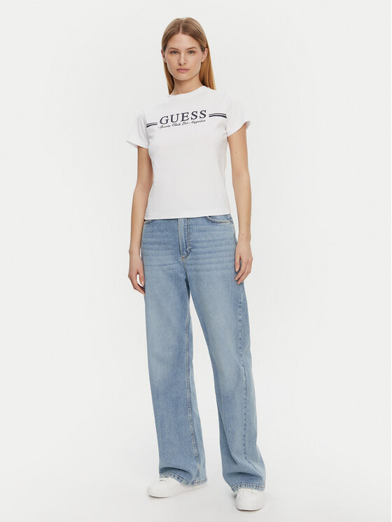 Guess Guess Футболка V5GI03 I3Z14 Білий Regular Fit