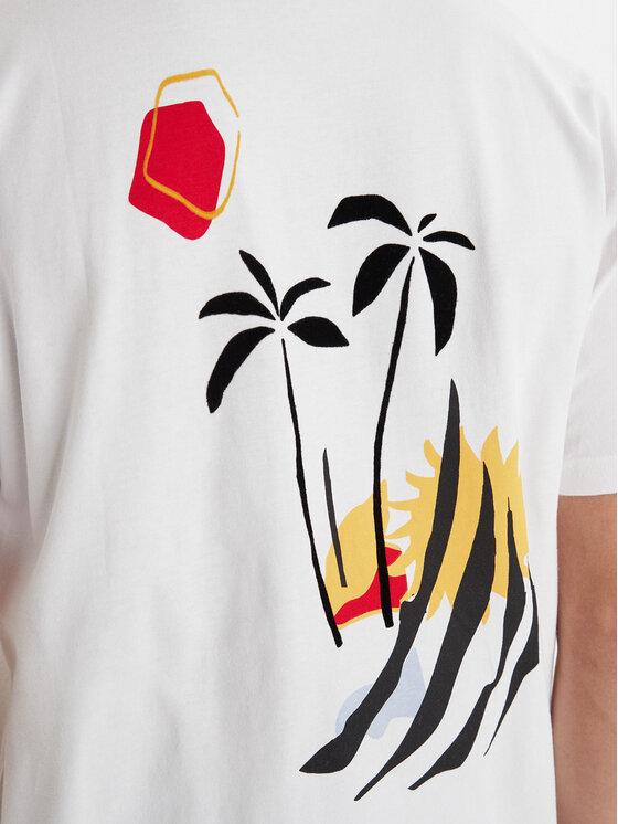 RVCA RVCA Camiseta Cutship EVYZT00287 Blanco Relaxed Fit