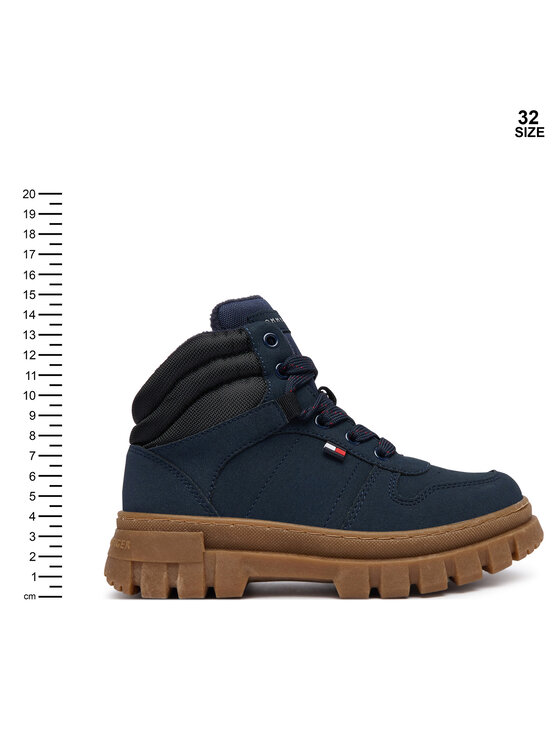Tommy Hilfiger Trzewiki Tommy Hilfiger T3X5-35292-0316 M Granatowy