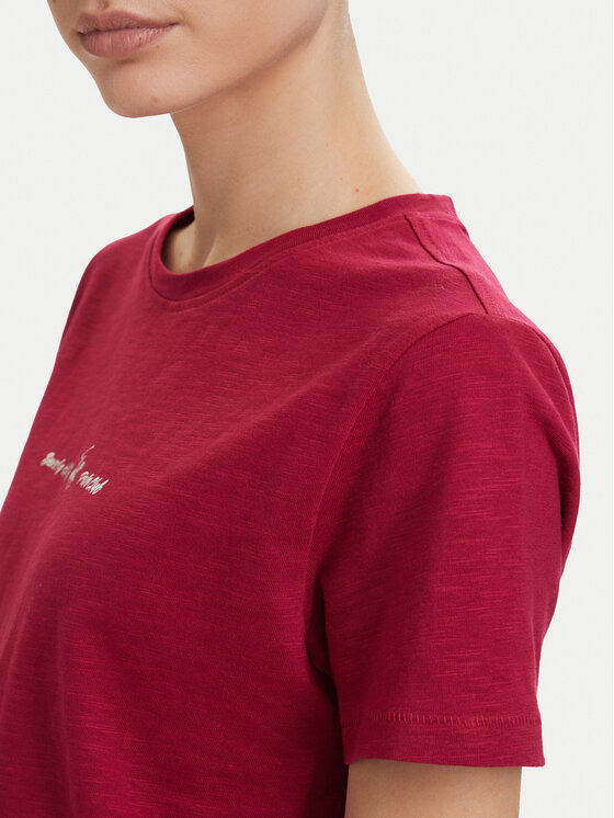 Beverly Hills Polo Club Beverly Hills Polo Club Camiseta P-SS26W-TS6510 Guinda/burdeos Regular Fit