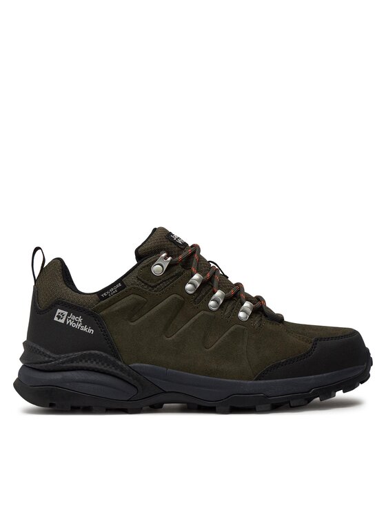 Jack Wolfskin Trekking čevlji Jack Wolfskin Refugio Texapore Low M 4049851 Zelena