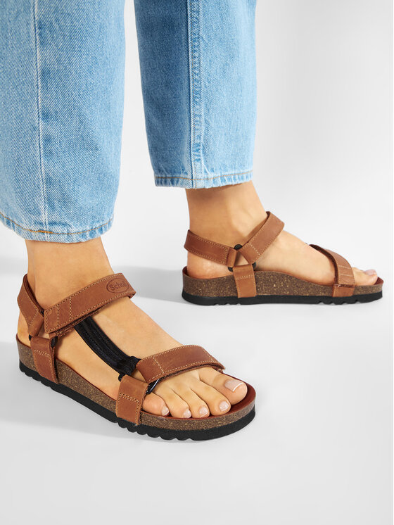 Scholl Sandali Scholl Heaven Med F1011 Rjava