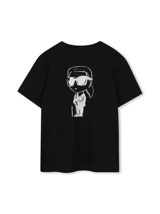 Karl Lagerfeld Kids Karl Lagerfeld Kids Camiseta Z31103 D Negro Regular Fit