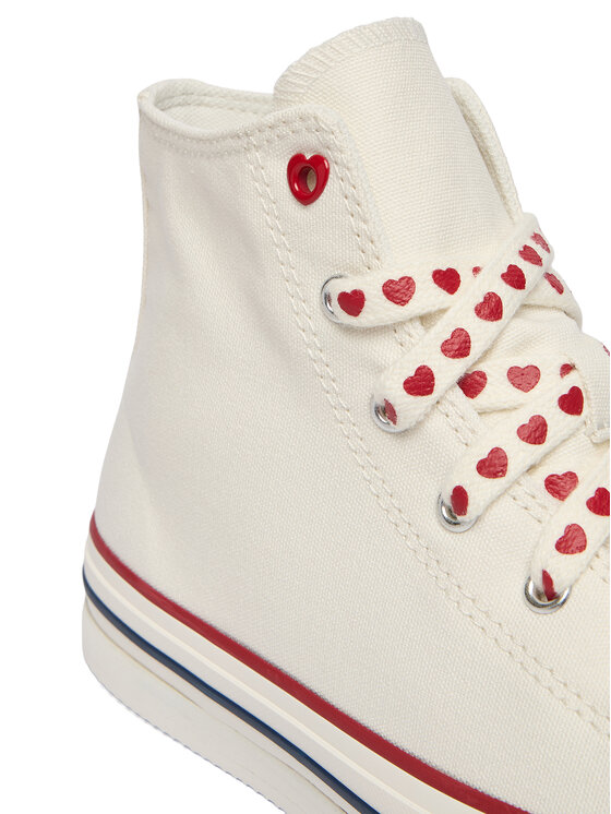 Converse Кеди Converse Chuck Taylor All Star Lift Platform Hearts A19062C Écru