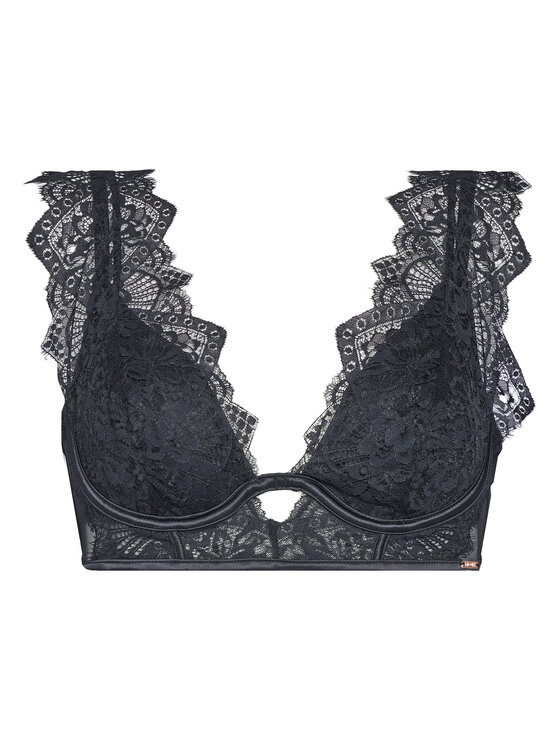 Hunkemöller Hunkemöller Sujetador con aros Zoe Up 303110 Negro