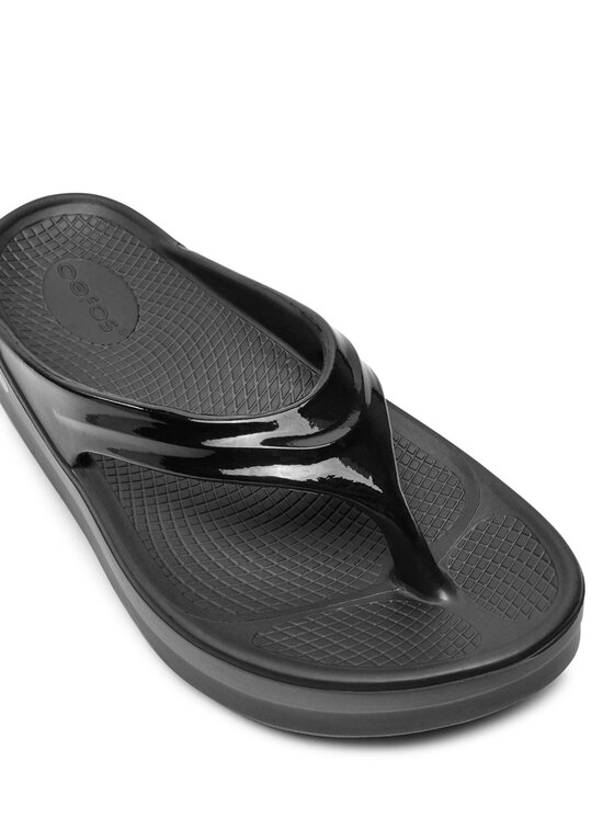 OOfos Žabky OOfos Oomega Oolala 1410 Černá