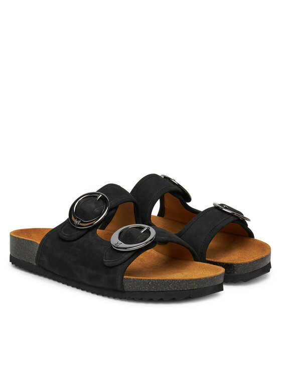 Caprice Šľapky Caprice 9-27403-44 Čierna