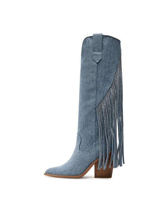 Steve Madden Ковбойські чоботи Steve Madden Bravados Boot SM11002945-04004-48K Голубий
