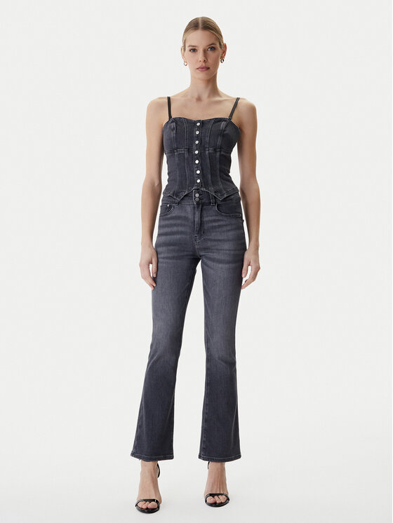 Guess Guess Top W6RH80 D6921 Gris Slim Fit