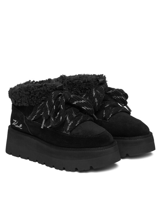 KARL LAGERFELD Sniego batai KARL LAGERFELD KL48632 Juoda