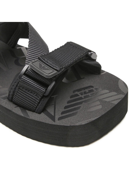 Emporio Armani Sandales Emporio Armani X4P113 XN170 K001 Melns