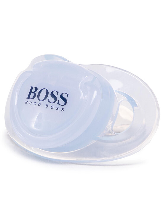BOSS Otroška duda Boss Baby Pacifier, Dummy & Clip Set in Blue J9KP00 Modra