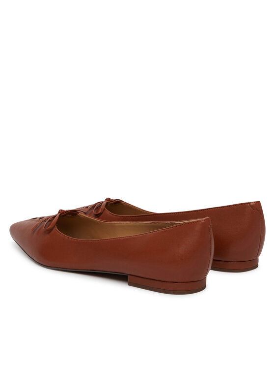 LAUREN RALPH LAUREN Baleriny LAUREN RALPH LAUREN 802P06376001 Brązowy