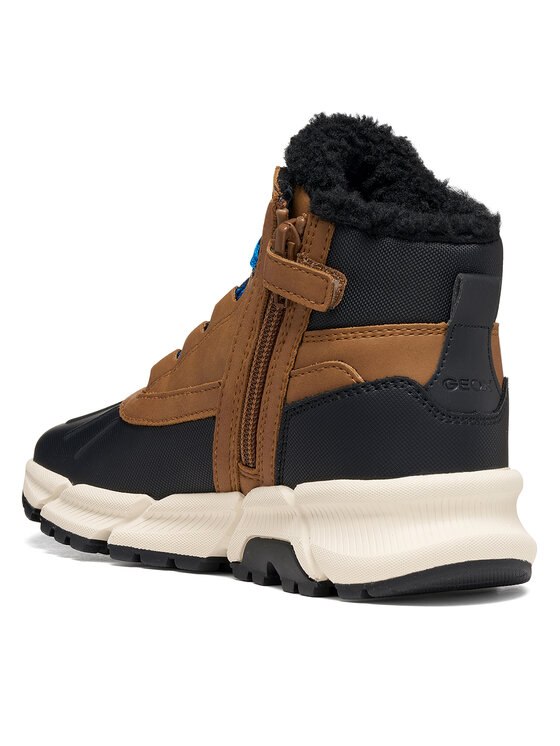 Geox Зимни обувки Geox J Flexyper Plus Boy B Abx J56LCB 0MECE C0013 S Кафяв