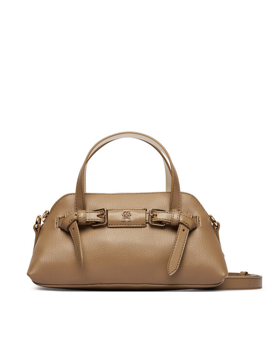 Tommy Hilfiger Táska Tommy Hilfiger Th Buckle Mini AW0AW19034 Bézs