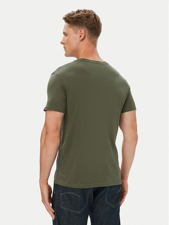 Alpha Industries Alpha Industries Marškinėliai Basic 100501 Žalia Regular Fit