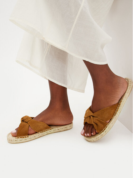 Pepe Jeans Espadrilės Pepe Jeans Siva Knot PLS90664 Ruda