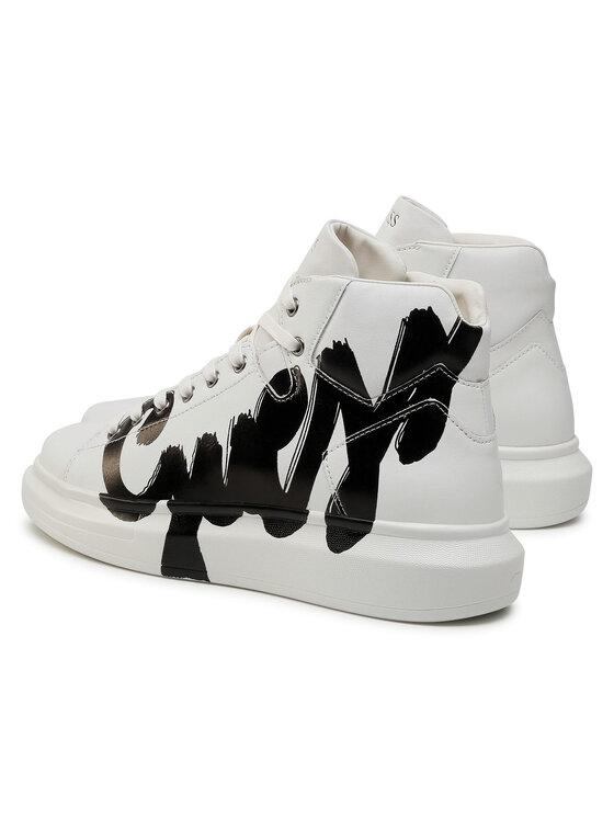 Guess Sneakersy Guess Salerno Mid FM5SLM LEA12 Bílá