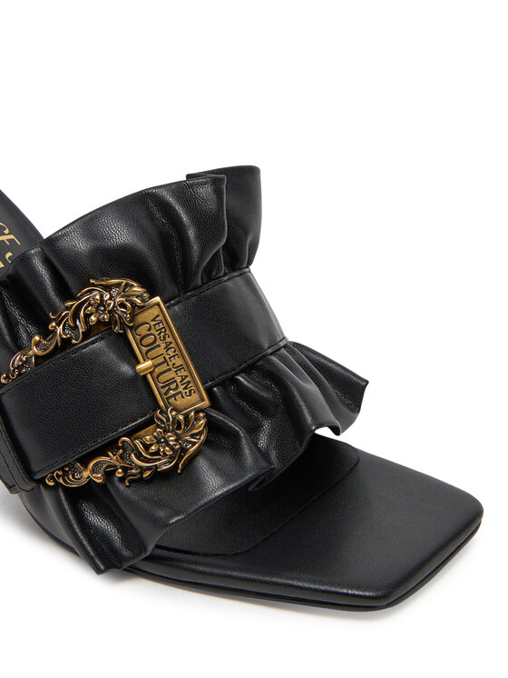 Versace Jeans Couture Šlepetės Versace Jeans Couture 78VA3S70 Juoda