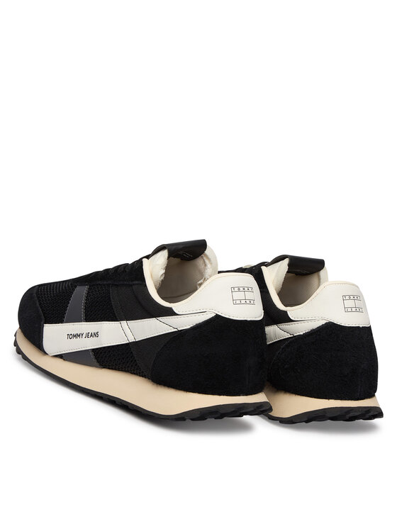Tommy Jeans Laisvalaikio batai Tommy Jeans Retro Runner Archive Open Mesh EM0EM01715 Juoda