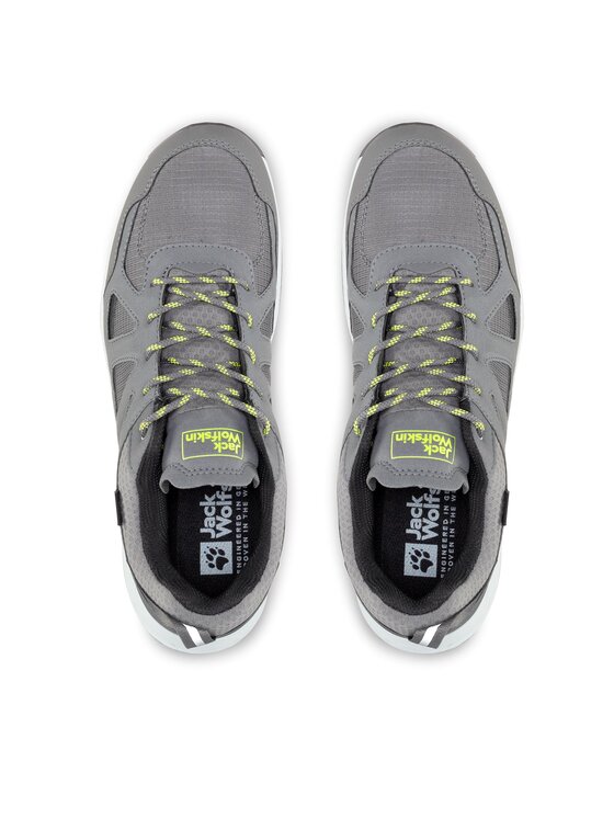 Jack Wolfskin Trekingová obuv Jack Wolfskin Woodland 2 Texapore Low M 4051271 Sivá