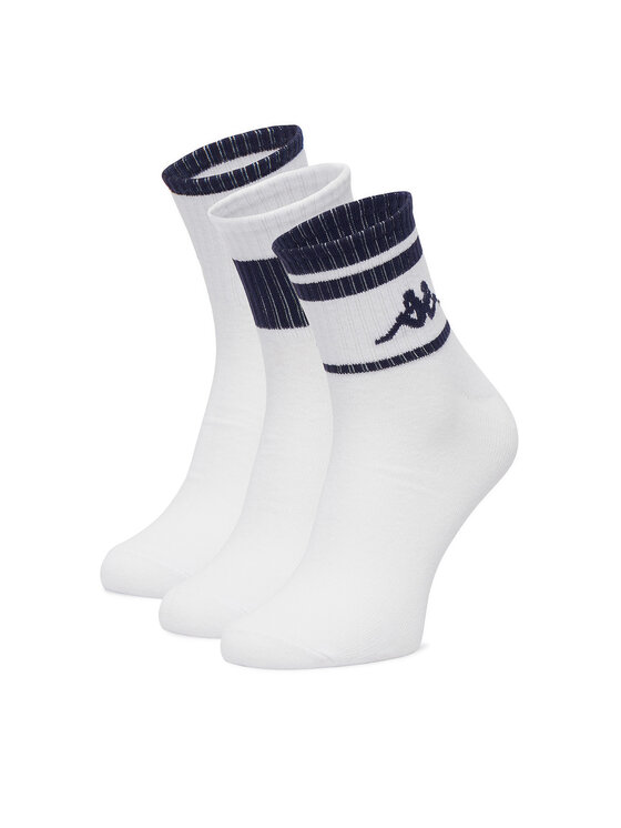 Kappa Довгі шкарпетки Kappa CEO_KR_ANKLE_SS26 (3-PACK) Білий