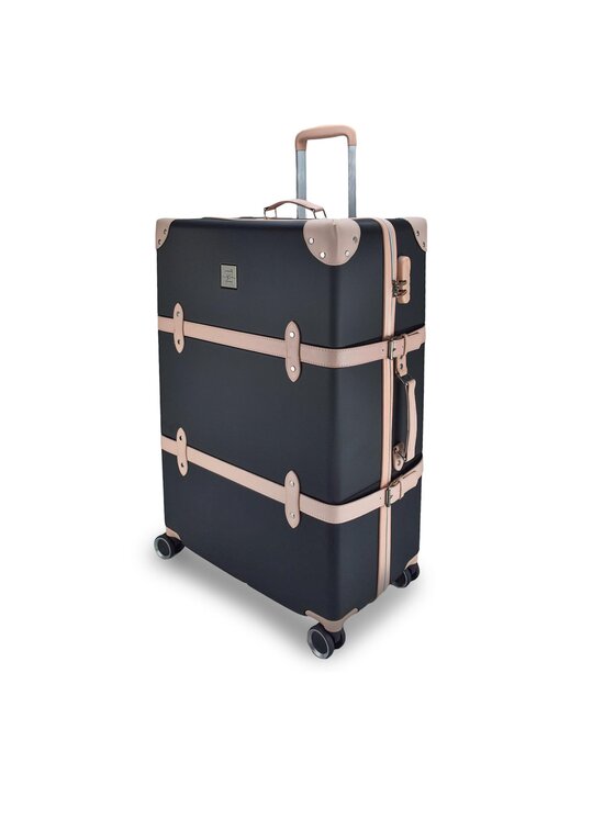 Semi Line Veľký kufor Semi Line T5671-4 Čierna